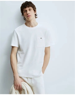 Футболка со структурированным карманом, цвет Crudo Сфера