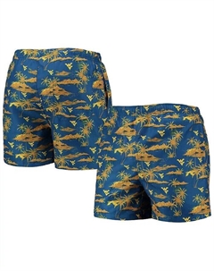 Мужские плавки-шорты Navy West Virginia Mountaineers Island Palm Foco