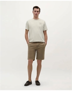 Мужские шорты-бермуды обычного кроя с карманами, коричневый Scalpers