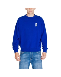 Синий хлопковый свитер Replay