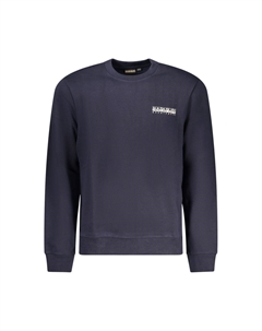 Синий хлопковый свитер Napapijri