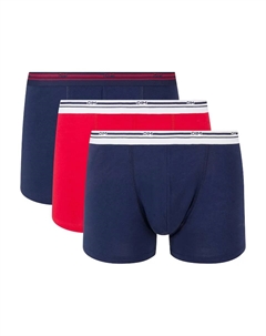 Упаковка из 3 простых и удобных трусов-боксеров из эластичного хлопка, мультиколор Dim
