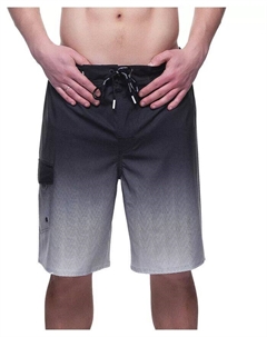 Мужские шорты для плавания 9 дюймов без подкладки, эластичный пояс, быстросохнущие плавки, черный Rokka&rolla