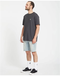 Простые мужские джинсовые шорты-бермуды, светло-голубой Volcom