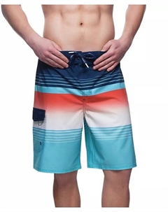 Мужские 9-дюймовые шорты для доски без подкладки, быстросохнущие плавки с эластичной резинкой на талии, синий Rokka&rolla