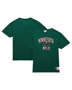 Мужская зеленая футболка Minnesota Wild Legendary Slub Mitchell and ness