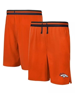 Мужские оранжевые шорты Denver Broncos Cool Down Tri-Color Elastic Training Outerstuff