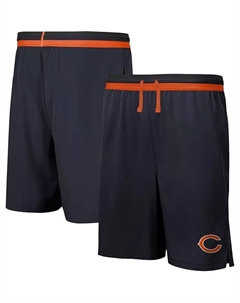 Мужские темно-синие шорты Chicago Bears Cool Down Tri-Color Elastic Training Outerstuff