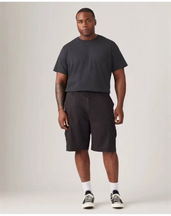 Мужские хлопковые шорты-карго больших размеров, черный Levi's®