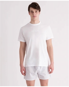 Короткий пижамный комплект, белый Calvin klein