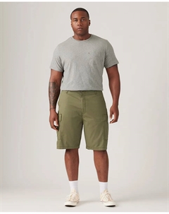 Мужские хлопковые шорты-карго больших размеров, темно-зеленый Levi's®