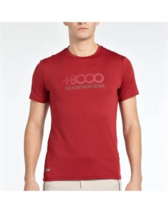 Футболка мужская с коротким рукавом Pipe +8000, цвет Cereza The good stuff