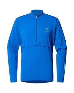 Мужская флисовая куртка LIM Tempo Trail на полумолнии, синий Haglöfs