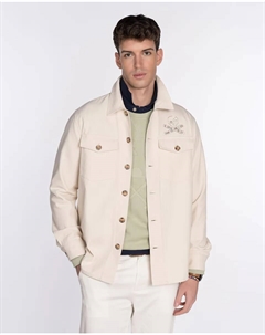 Мужская верхняя рубашка с крупным принтом, коричневый Harper & neyer