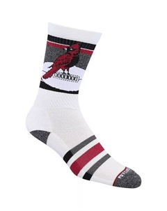 Мужские и женские белые носки Arizona Cardinals Interception Crew, белый Mitchell and ness