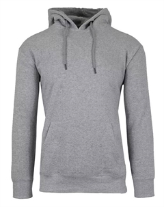 Мужской тяжелый пуловер с капюшоном на флисовой подкладке, серый Galaxy by harvic