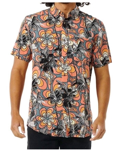 Мужская рубашка Barrel Killa с коротким рукавом, оранжевый Rip curl