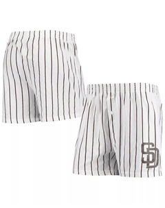 Мужские белые боксеры в тонкую полоску San Diego Padres Vigor Concepts sport