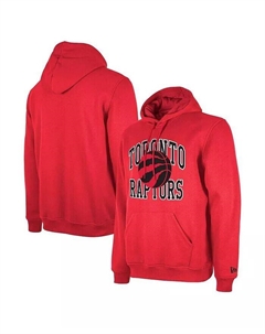 Мужской и женский красный пуловер с капюшоном Toronto Raptors сезона 2023/24 Tip-Off Edition, красный New era
