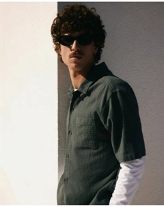 Мятая рубашка, зеленый Сфера