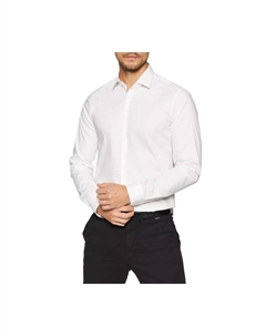 Белая хлопковая рубашка Calvin klein