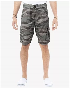 Мужские шорты-карго с двойными карманами и поясом, мультиколор X-ray