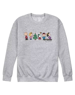 Мужская флисовая кофта Peanuts Holiday с длинным рукавом, серый Airwaves