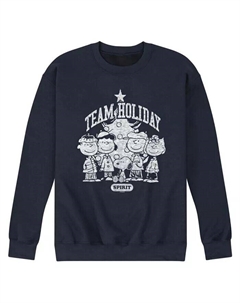 Мужская флисовая кофта Peanuts Team Holiday с длинным рукавом, синий Airwaves