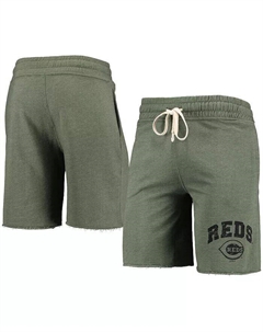 Мужские шорты Meathered Olive Cincinnati Reds Mainstream Tri-Blend Concepts sport