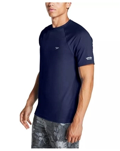 Мужской быстросохнущий рашгард UPF 50+, синий Speedo