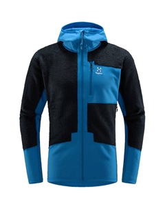 Мужская флисовая кофта Haglofs ROC Spitz Mid Hood, синий Haglöfs