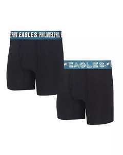 Мужские трусы-боксеры Philadelphia Eagles Gauge Knit, комплект из двух штук Concepts sport