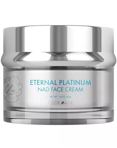 Крем для лица NAD, ресвератрол, ниацинамид, гиалуроновая кислота, коллаген, витамины С и Е - 1,8 унции, цвет White Codeage