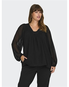 Блузка с длинными рукавами черный Laredoute