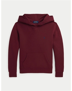 Свитшот с капюшоном красный Laredoute