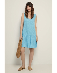 Сарафан силуэта трапеция с принтом в горошек Finn flare