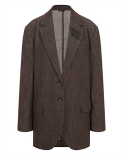 Хлопковый жакет Brunello cucinelli