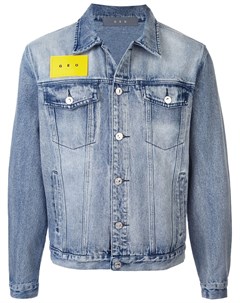 Geo джинсовая куртка с логотипом и эффектом варенки xxl синий Geo