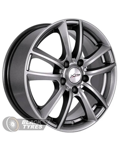 Литой диск X-116M 6.5x16/5x114.3 D60.1 ET45, Серые X-trike