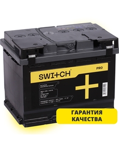 Автомобильный аккумулятор PRO 66 Ач обратная полярность L2 Switch