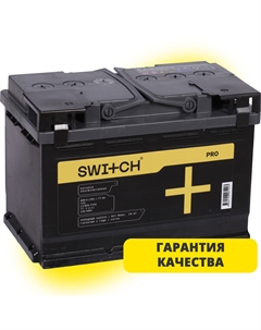 Автомобильный аккумулятор PRO 77 Ач прямая полярность L3 Switch