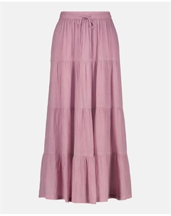 Женская однотонная юбка миди, лиловый Southern cotton