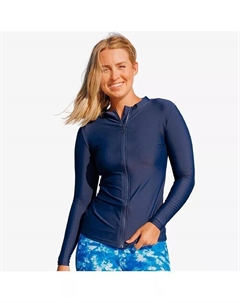 Женский топ для плавания Nora с застежкой-молнией, синий Calypsa