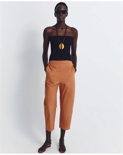 Капри из хлопка, оранжевый Сфера