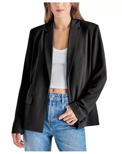 Женский блейзер Payton с открытым передом и длинными рукавами, черный Steve madden