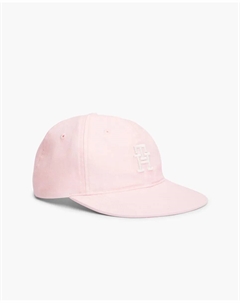Простая кепка для девочки с вышитым логотипом спереди, розовый Tommy hilfiger