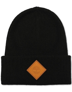 Мужская объемная шапка-бини с нашивкой-логотипом на манжетах Timberland