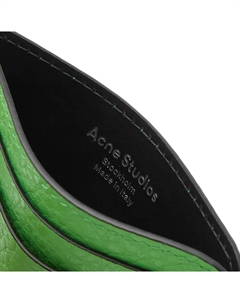 Визитница Roundy, зеленый Acne studios