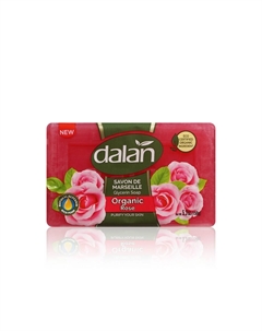 Мыло туалетное Savon de Marseille " Organic Rose " 150г Dalan