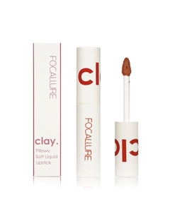 Суперстойкая жидкая помада для губ Clay Pillowy Soft Liquid Lipstick 102 2г Focallure